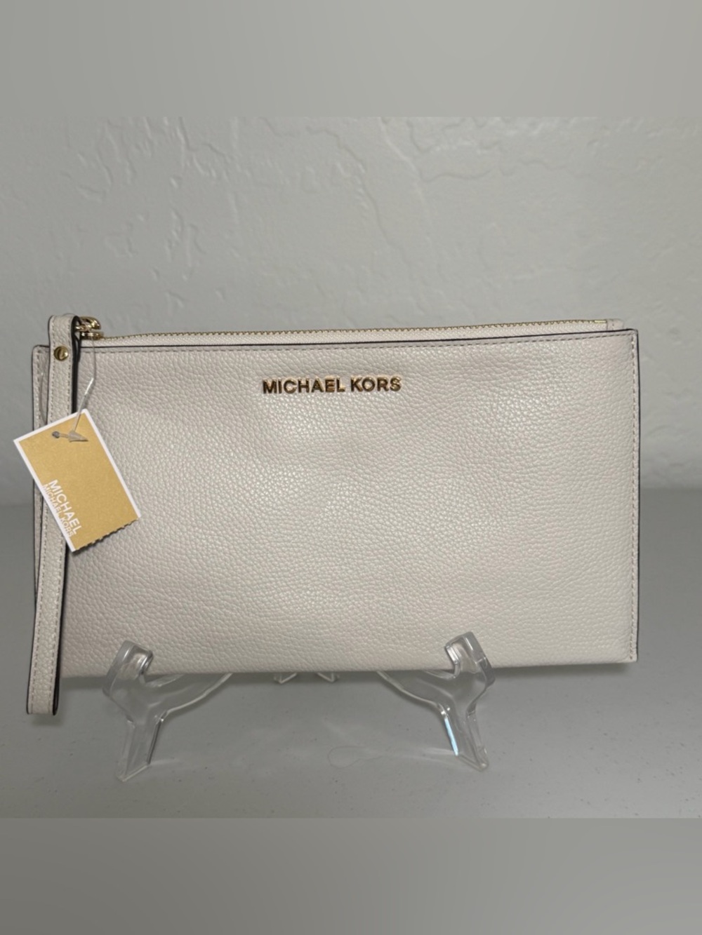 Michael Kors Jet Set Large Zip Clutch Wristlet NWT